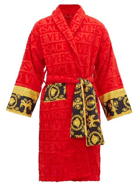 cotton men versace robe|Versace robe men no bargain.